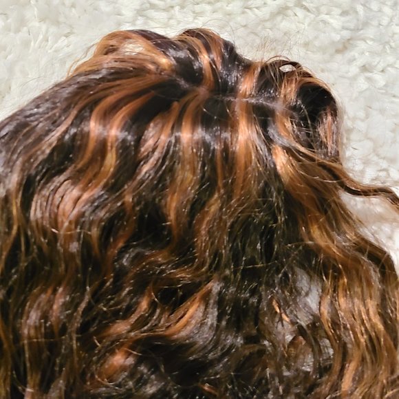 Wig - 26" Curly Wave Mixed Color - Picture 6 of 10